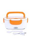 Electric Lunch Box Hard Plastic Multi-Function Electric Heated Portable Food Warmer Electric Power in Tiffin Warmer Box Office for Men and Women, Kids Tiffin Lunch Box Lunch With Spoon and Cable for Hot Food (Multi Color)