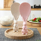 Rabbit Standing Rice Spoon Non-Stick Rice Serving Rice Spatula Vertical Kitchen Serving Spoon Kitchen Rice Cooking Tableware