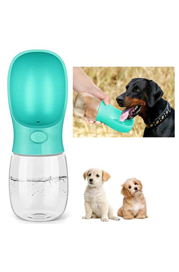 Large Capacity Dog Water Bottle, Leak Proof Portable Puppy Dog Water Dispenser Drinking Feeder Pet Care Cup for Walking, Hiking, Travel (350 ml)