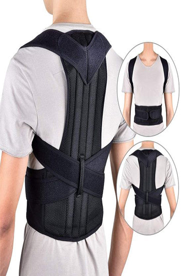 Premium Posture Corrector for Men Back Support Belt for Pain Relief for Women Adjustable Upper Back Straightener Shoulder and Chest Brace