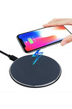 Wireless Charger Fast Qi Certified 10W Charging Pad - Compatible with Smartphone & Other Qi Devices (Charging Cable Included) (Black)