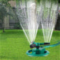 3- Arm Rotating Garden Sprinkler, Adjustable 360 Degree Rotation Lawn Sprinkler for Large Lawn Area, Multipurpose Yard Sprinklers for Plant Irrigation and Kids Playing, Water Saving Device, Yard Irrigation