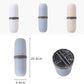 Portable Capsule Shape Travel Toothbrush, Toothpaste, Toiletry and Cosmetic Holder Case (1Pc)