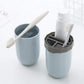 Portable Capsule Shape Travel Toothbrush, Toothpaste, Toiletry and Cosmetic Holder Case (1Pc)