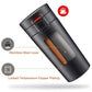 Coffee Mug Double Wall Stainless Steel Tumbler Vacuum Flask Bottle Thermo Tea Mug Travel Mug 300ML - Tumbler with Flip Lid Mesh Filter Hot and Cold for 6 Hours