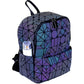 Geometric Holographic Reflective Luminous Stylish Bag pack for Girls, and Women for College, School, and Office Stylish Latest